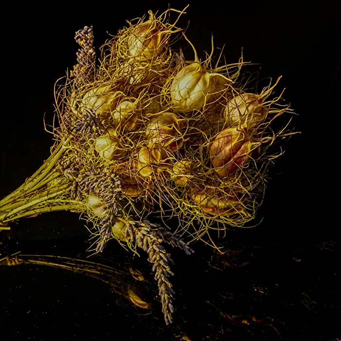 Trockenstrauß mit Lavendel