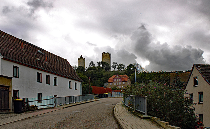 Die Saalecksburg in Saaleck, OT Naumburg