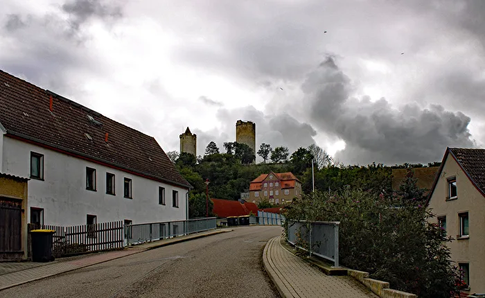 Die Saalecksburg in Saaleck, OT Naumburg