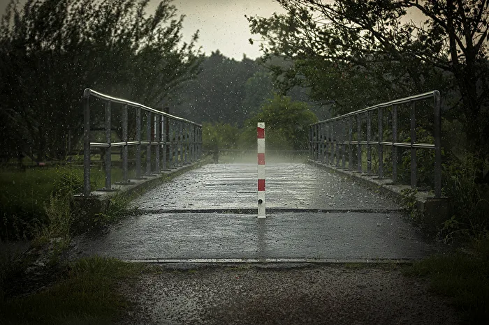 Auch Starkregen hat seinen Reiz . . .