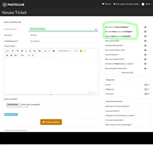 Système de support optimisé