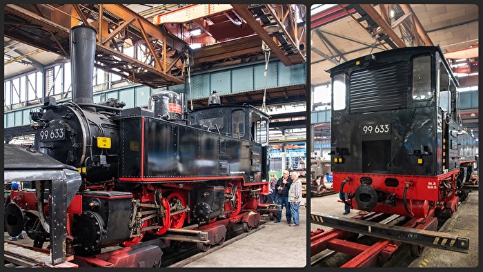 Eine berühmte Lok aus der Fernsehreihe Eisenbahnromantik