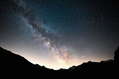 Milchstrasse beim Mattmark Stausee