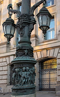 Straßenlaterne in Berlin