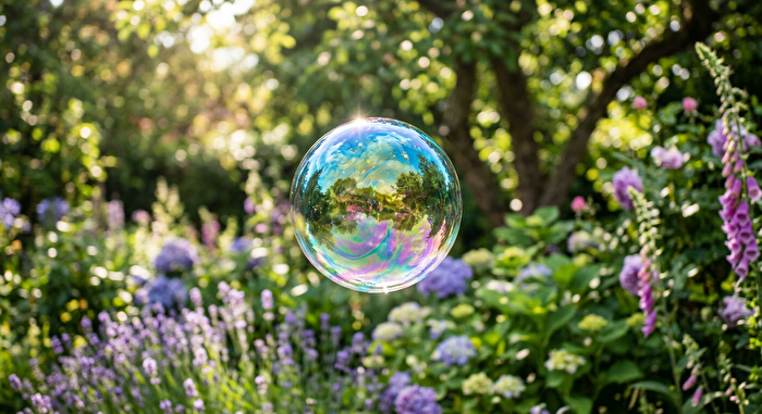 Daily theme soap bubble