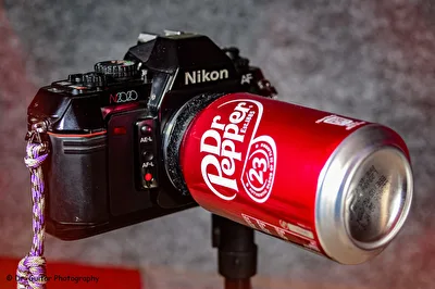 SELF MADE „DR PEPPER“ CAN PINHOLE LENS