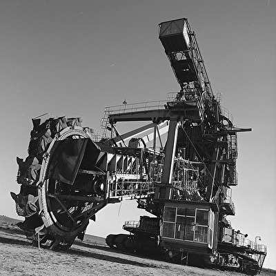 Denkmal - analog - Ferropolis mit Pentacon Six