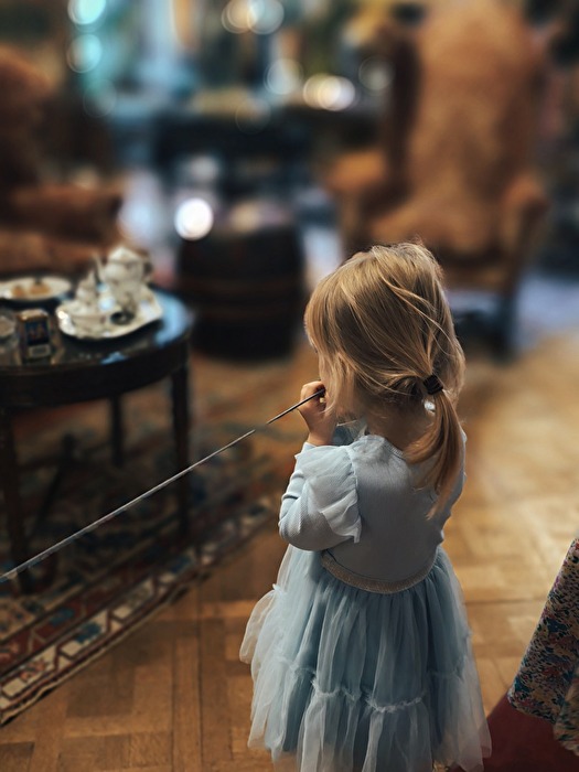 kleine Prinzessin im Schloß