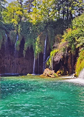 Nationalpark Plitvicer Seen in Kroatien