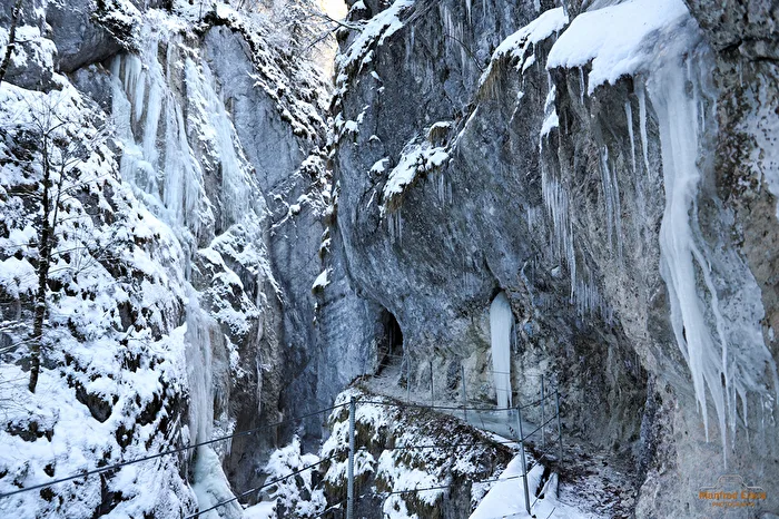 Eine Klamm in Tirol