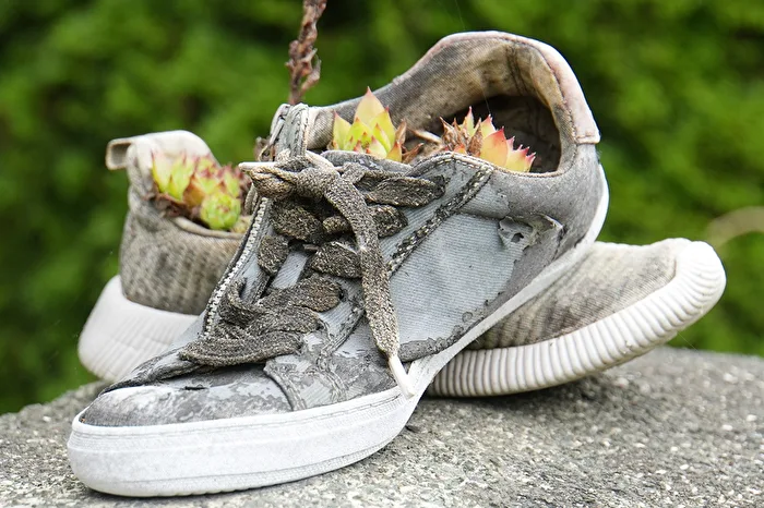 Blumentopfschuhe
