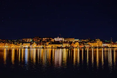 Flensburg bei Nacht