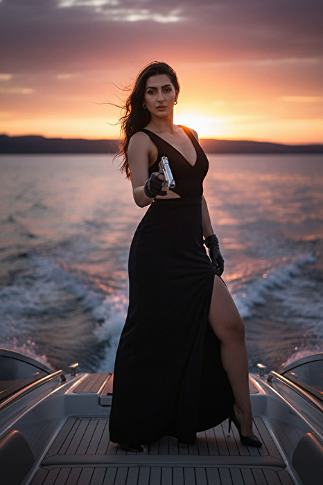 Jasmine als Bond-Girl 1