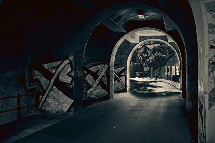 Fußgängertunnel in Saalfeld