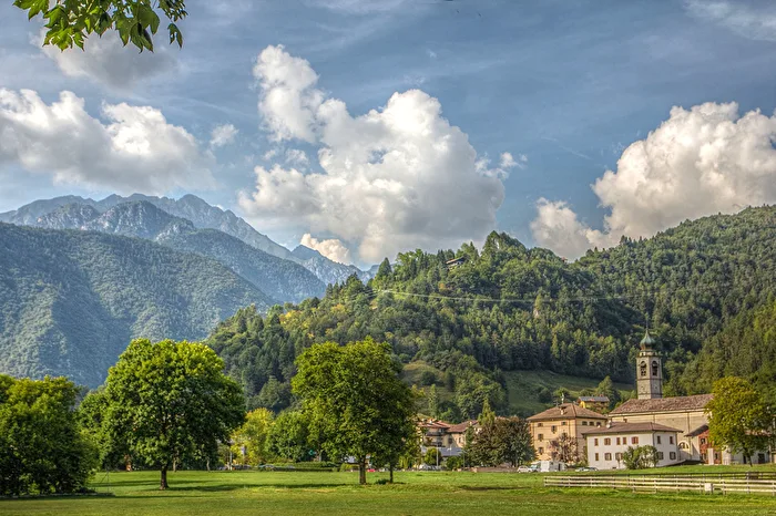 View of Pieve di Ledro