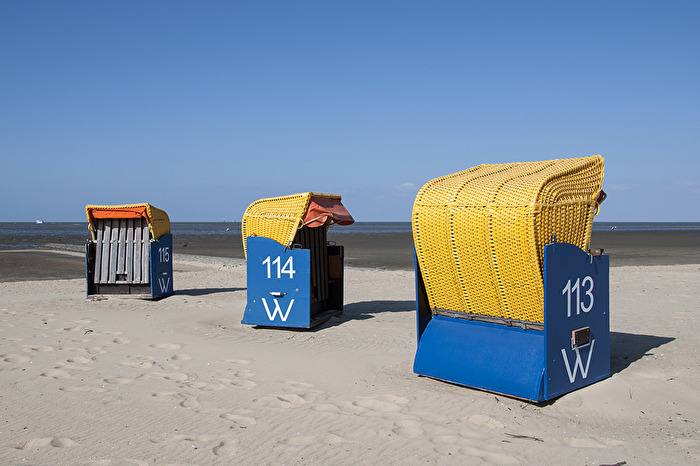 Perspektive Strandkörbe