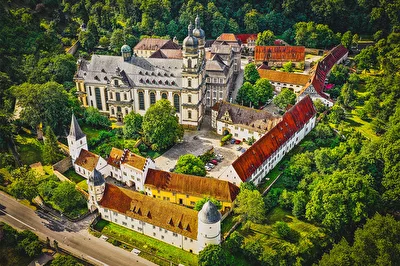 Luftbild Kloster Schöntal
