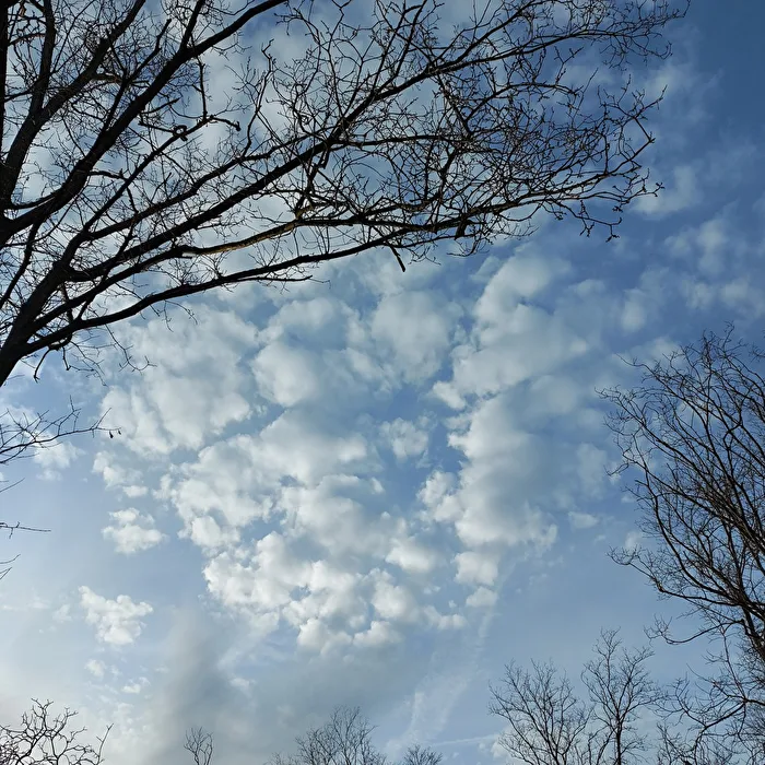 The battle of sun against clouds
