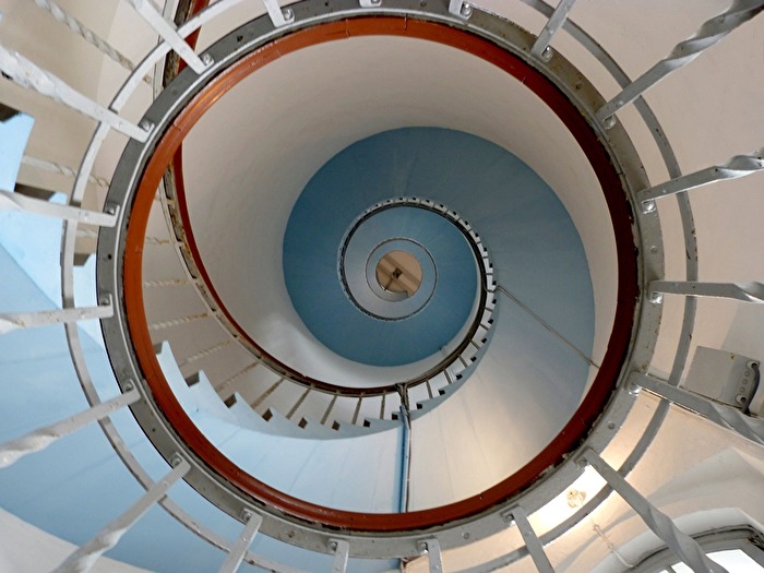 Innen aufwärts, von ganz unten