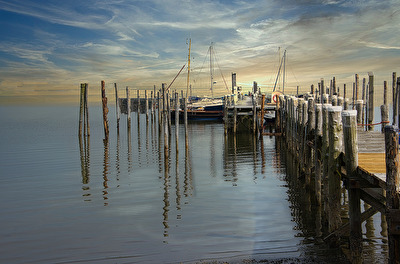 Kleiner Hafen in Rantum