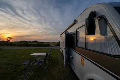 Sonnenuntergang mit Spieglung