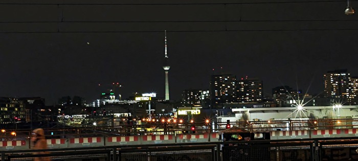 Skyline Berlin bei Nacht