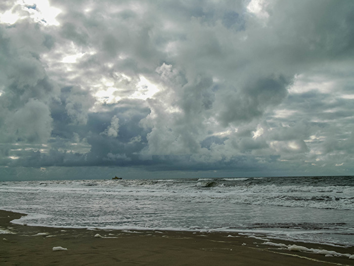 Clouds above The Northsea