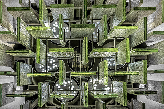 Glassäulen-Matrix Universitätskirche Leipzig