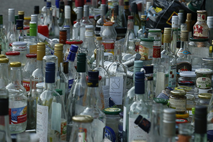 Flasche leer