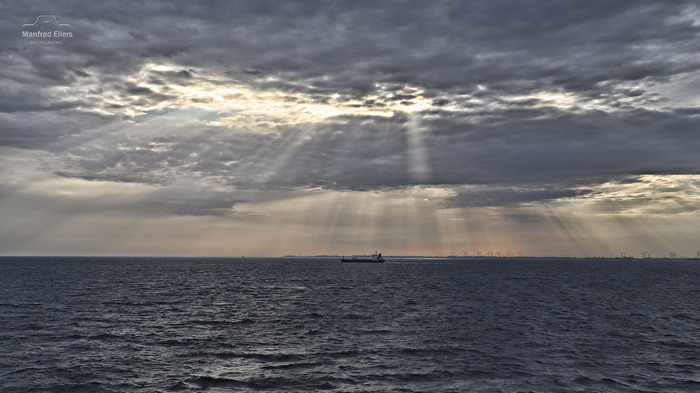 Von der Fähre aus Richtung Lolland