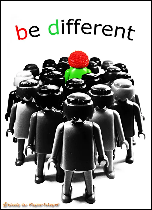 Be different