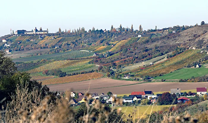 Herbstlandschaft im Unstrut-Tal.