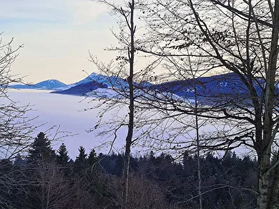 Nebelmeer und Berge