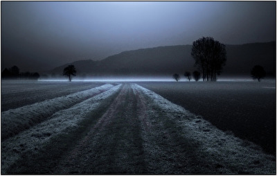 Winter über der Werra