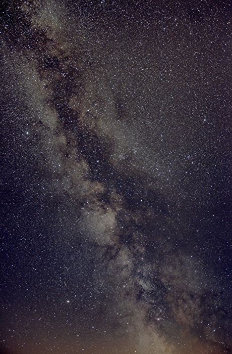 Milchstrasse  Dunkelheit