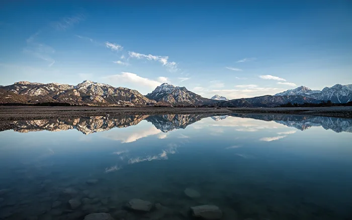 Reflection on Forggensee